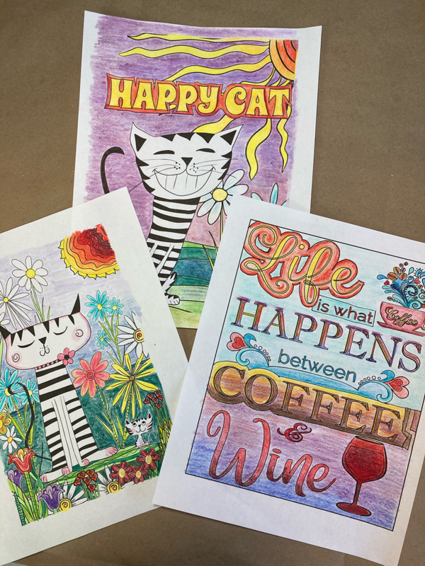 My Coloring Page Examples - Harmony In life